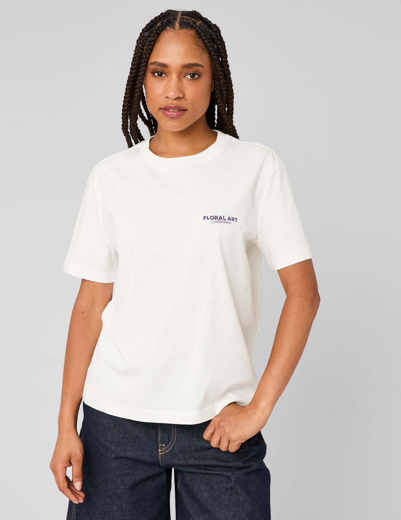 T-shirt imprim&eacute; devant/ dos