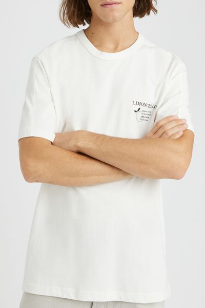 T-shirt imprim&eacute; limoncello