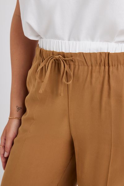 Pantalon fluide caleçon intégré