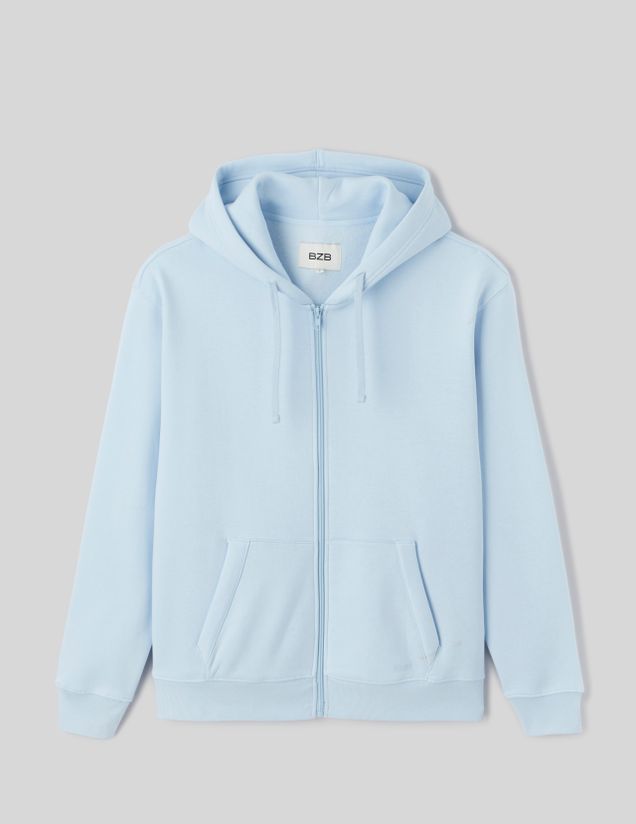 Sweat zippé à capuche