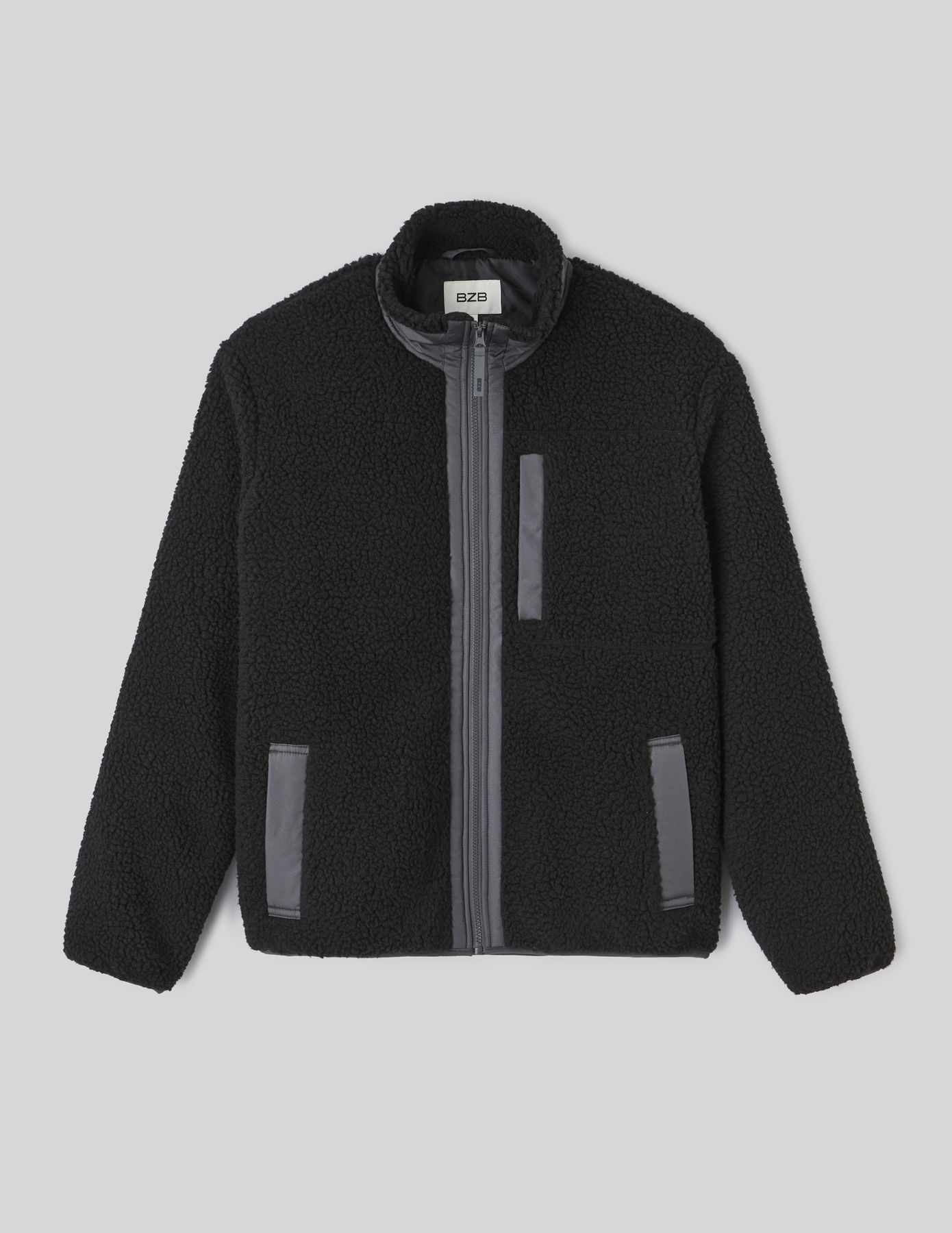 Blouson zippé sherpa
