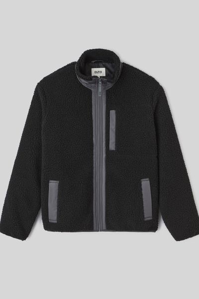 Blouson zippé sherpa