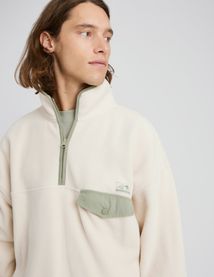 Polaire col montant zippé