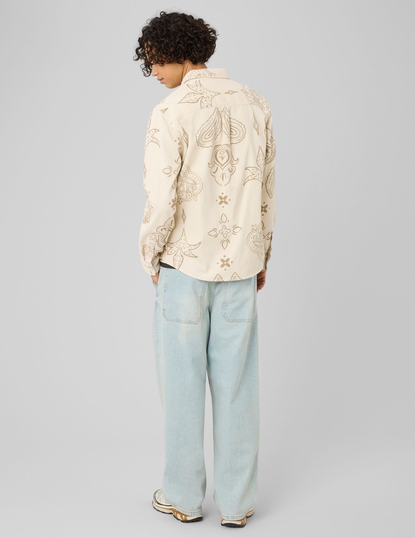Chemise imprim&eacute;e en velours