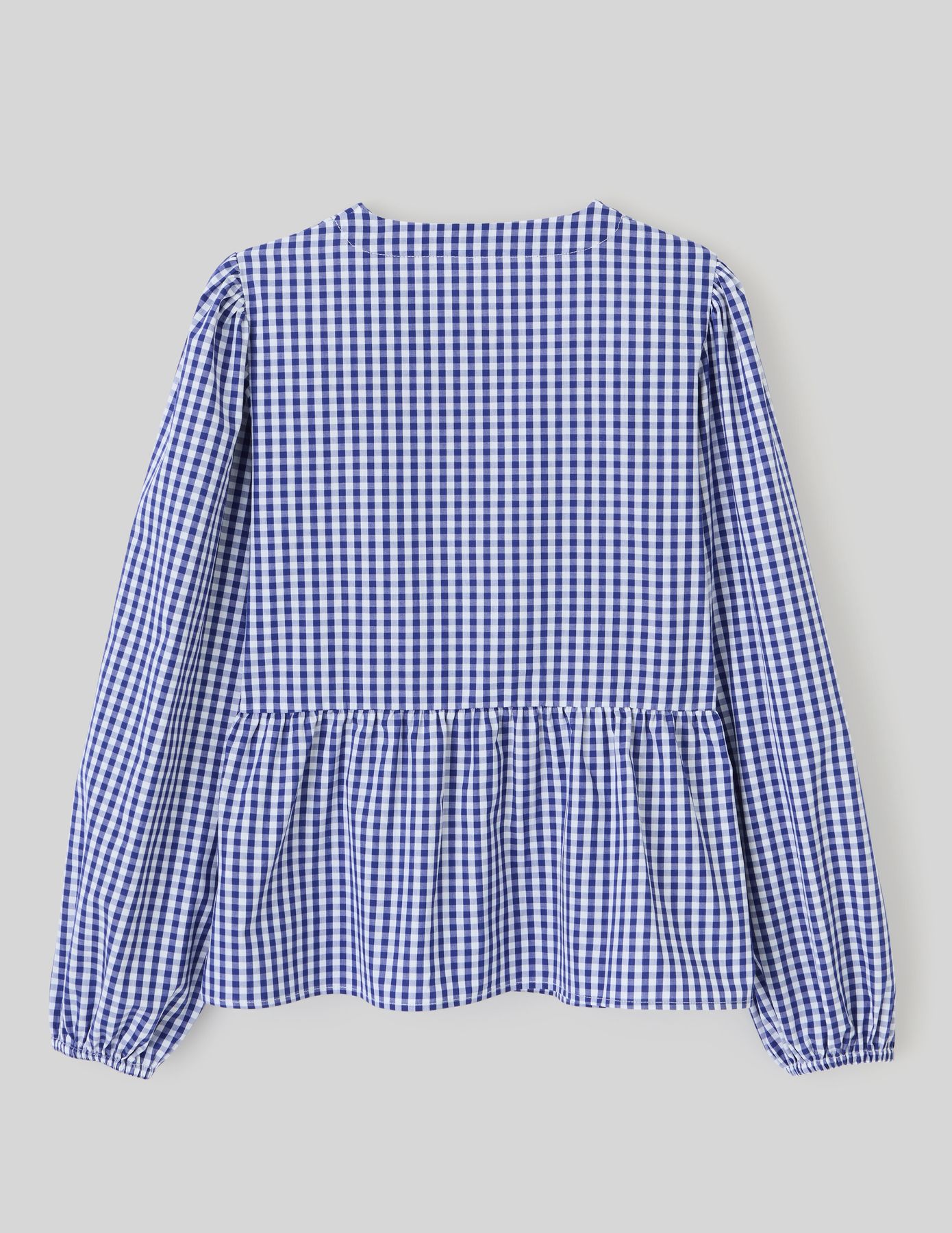 Blouse vichy à nouer