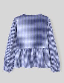 Blouse vichy à nouer