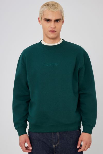 Sweat broderie poitrine