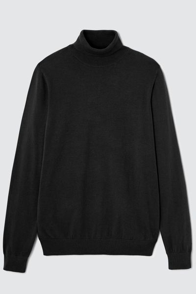 Pull col roulé