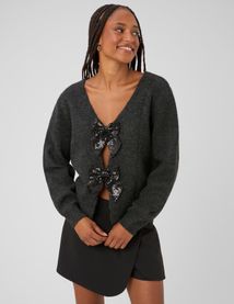 Gilet noeuds sequins