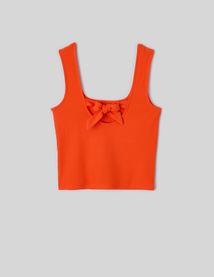 D&eacute;bardeur avec d&eacute;tail de n&oelig;ud au dos