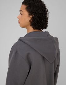 Sweat zipp&eacute; &agrave; capuche