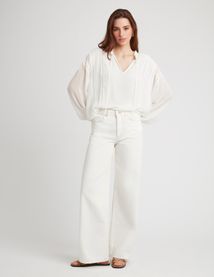Blouse en plumetis