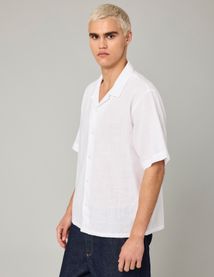 Chemise manches courtes imprimé homard