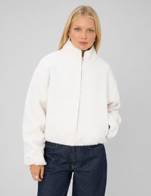 Veste zipp&eacute;e sherpa