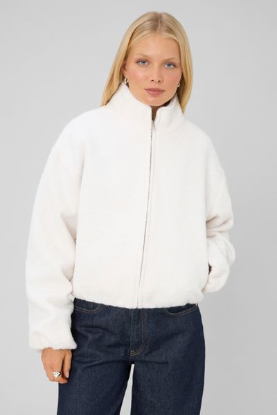 Veste zipp&eacute;e sherpa