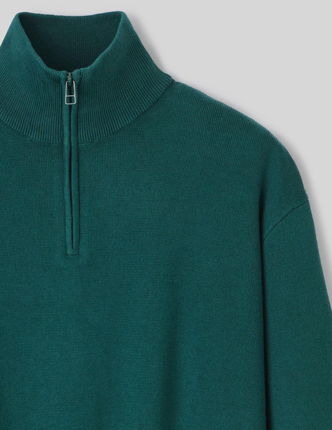 Pull col montant zippé