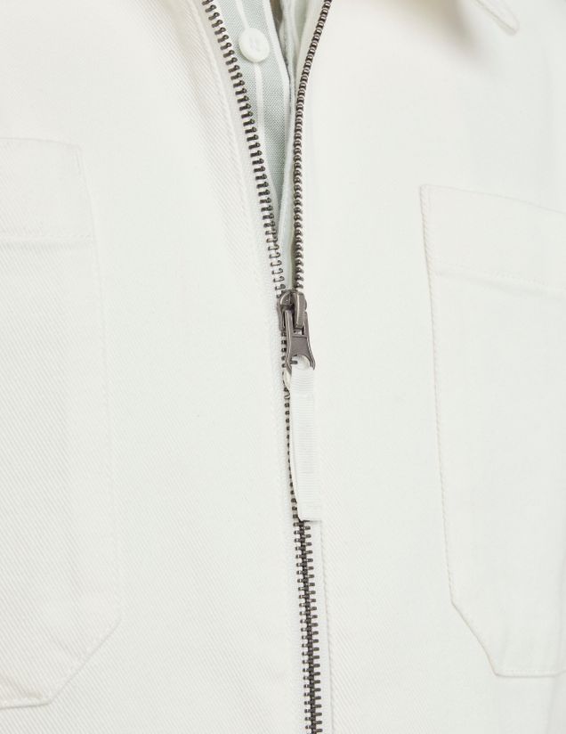 Veste zippée unie