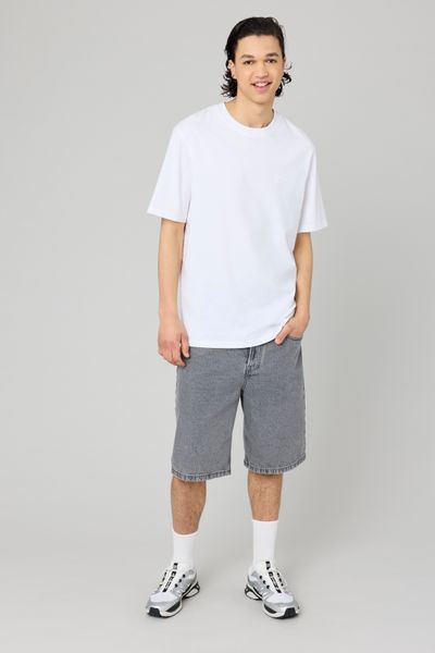 Bermuda jean gris