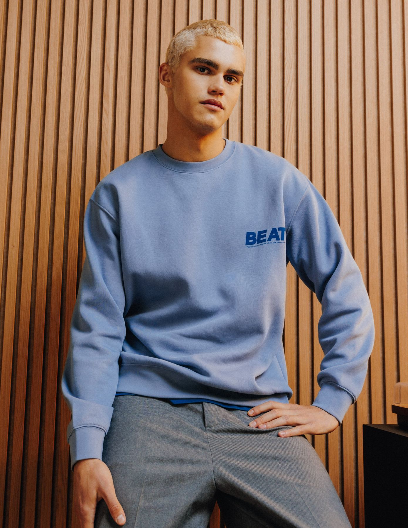 Sweat imprimé devant/dos