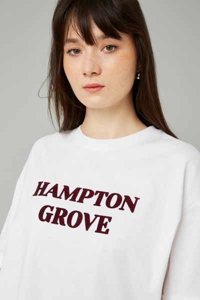 T-shirt imprimé flock