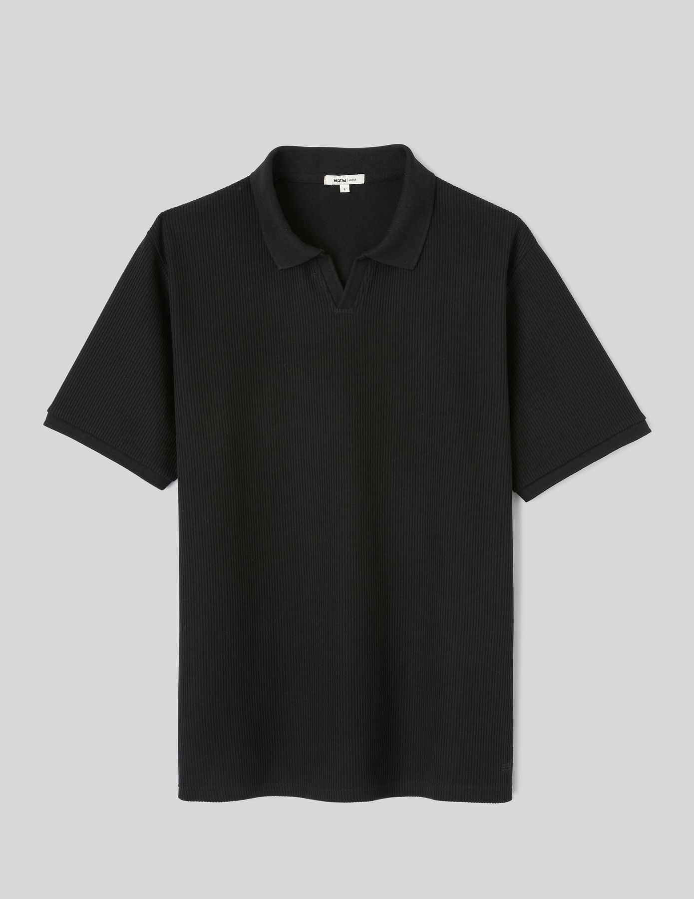 Polo maille c&ocirc;tel&eacute;e