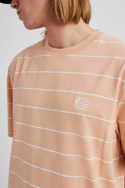 T-shirt oversize à rayures