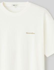 T-shirt broderie poitrine