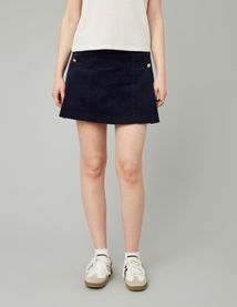 Jupe courte velours