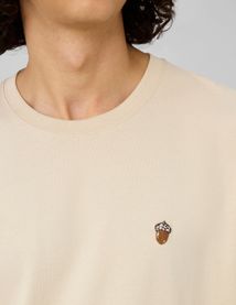 T-shirt broderie poitrine