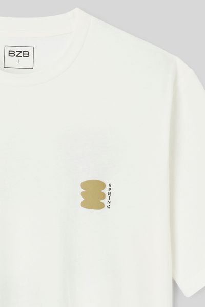 T-shirt imprim&eacute; devant/dos