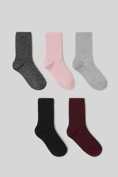 Lot de 5 paires de chaussettes lurex