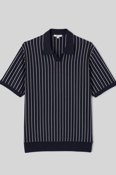 Polo &agrave; rayures