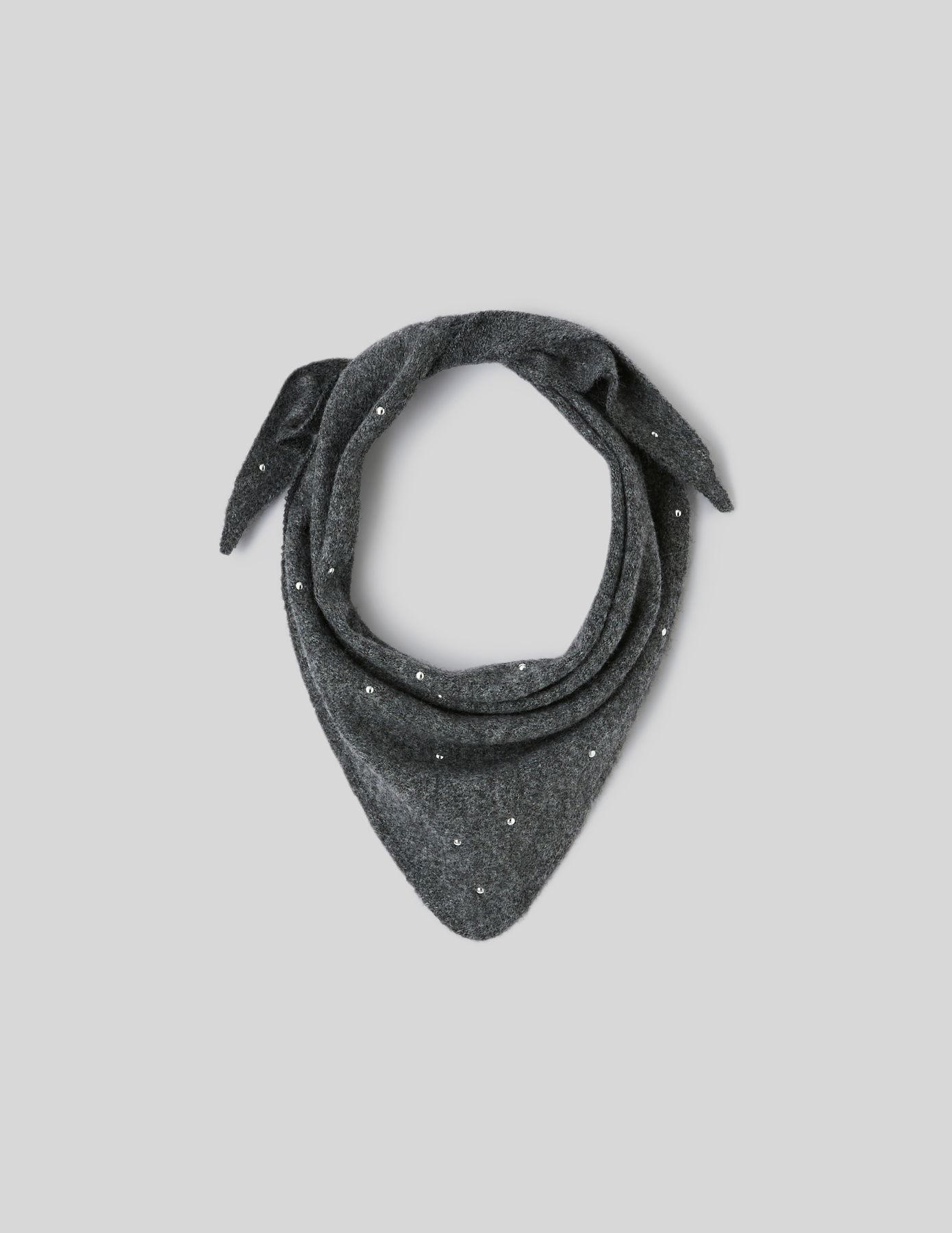 Foulard triangle &agrave; strass