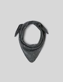 Foulard triangle &agrave; strass