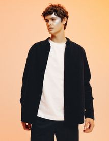 Chemise velours unie