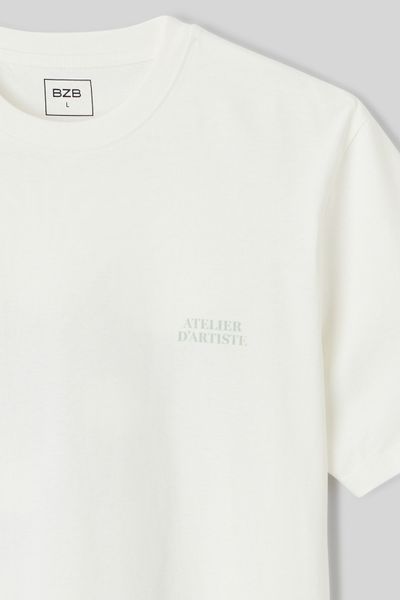 T-shirt imprimé devant/dos