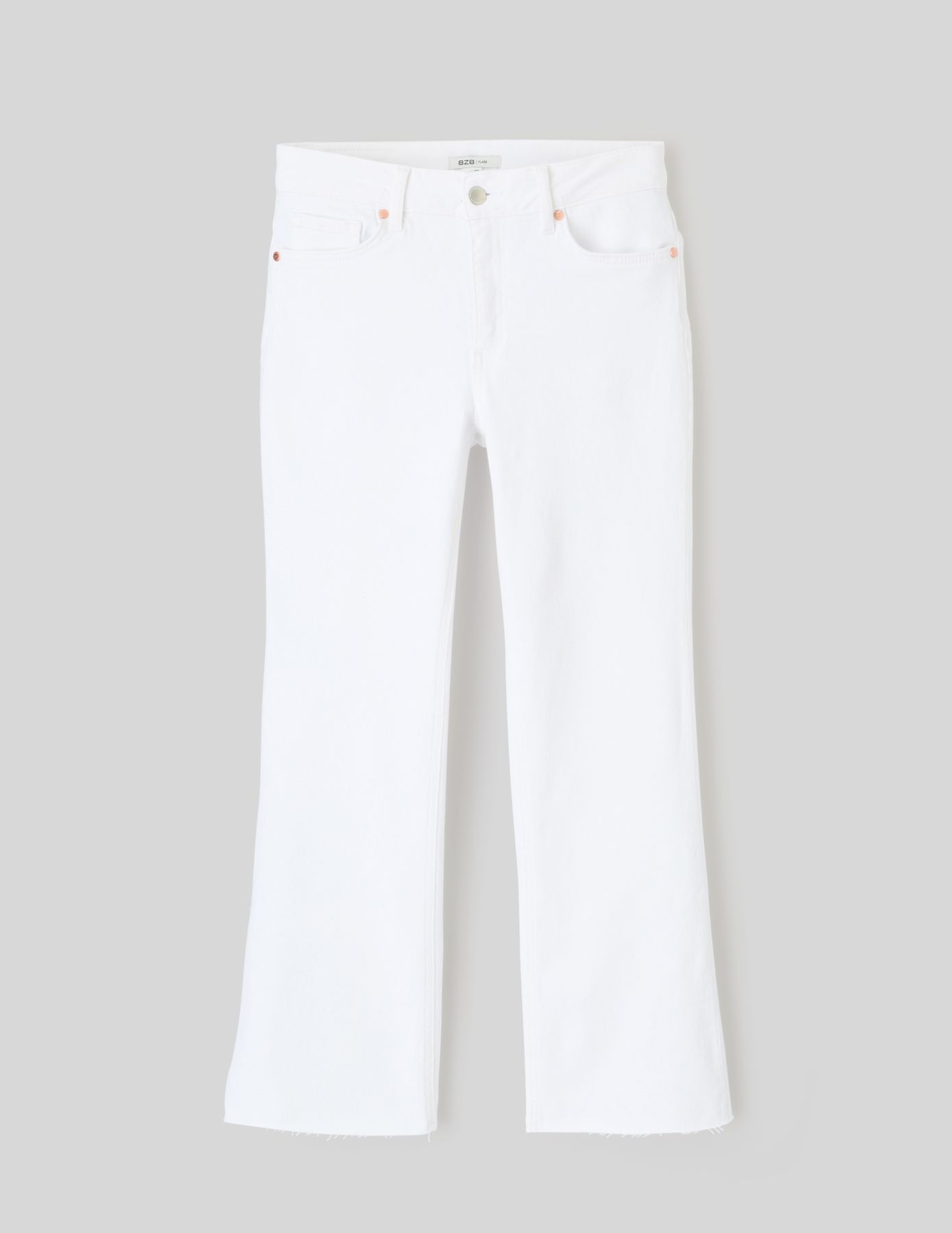 Jean flare cropped