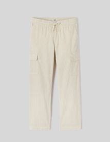 Pantalon cargo velours