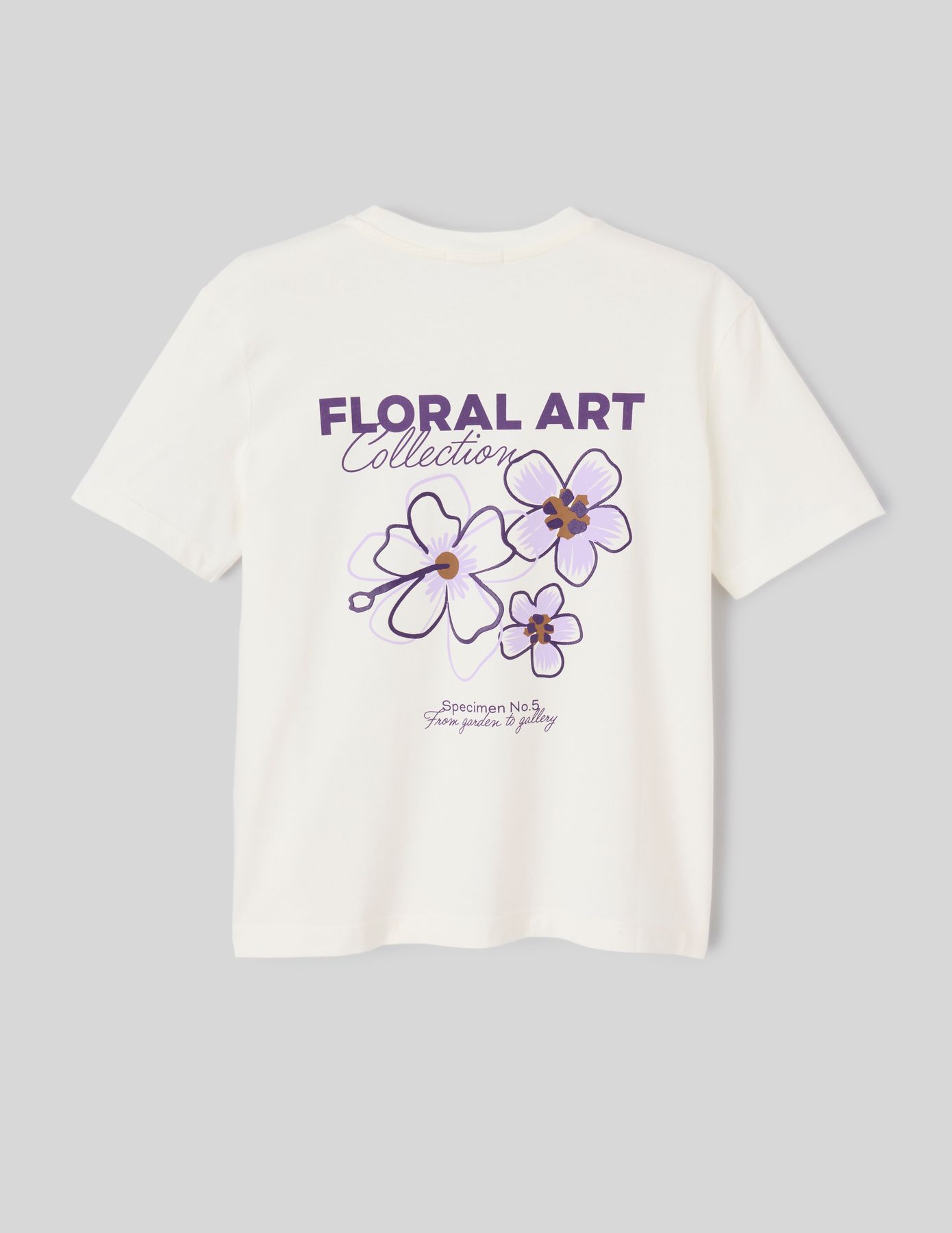 T-shirt imprim&eacute; devant/ dos