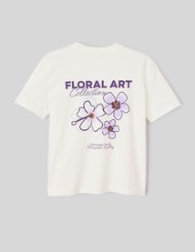 T-shirt imprim&eacute; devant/ dos