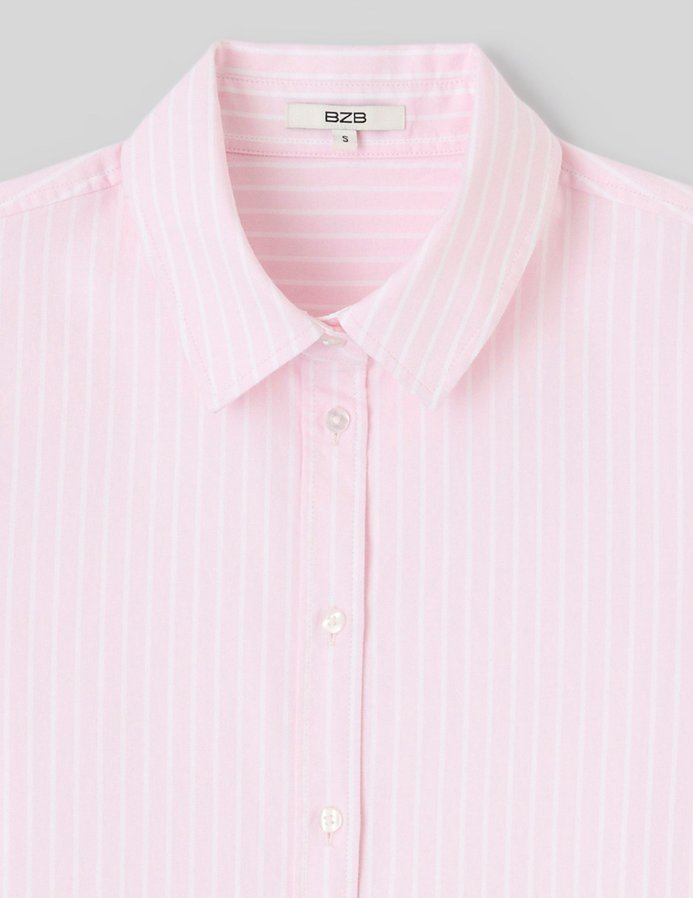Chemise ray&eacute;e manches longues