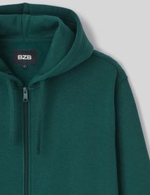 Sweat zippé à capuche