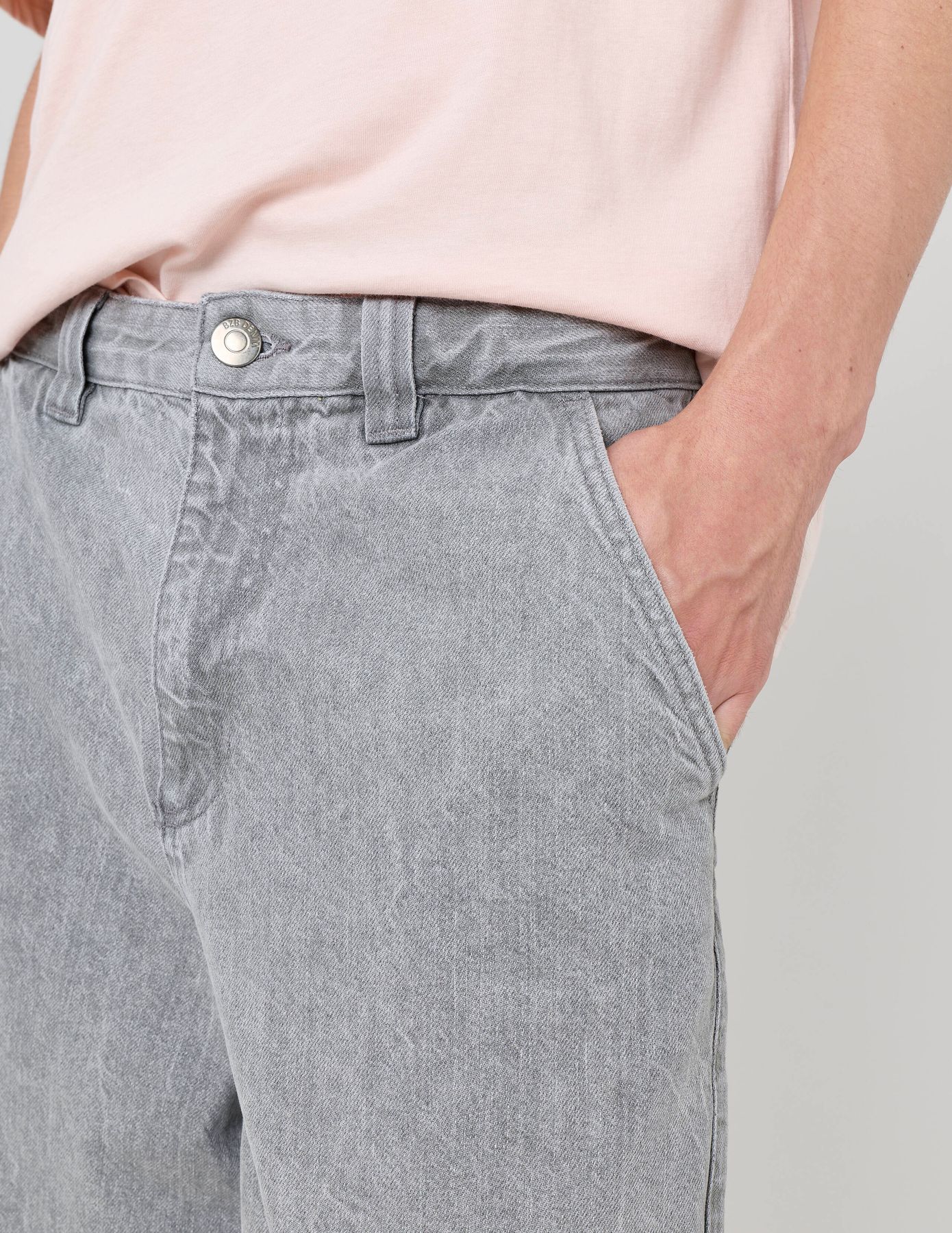 Jean skater gris clair