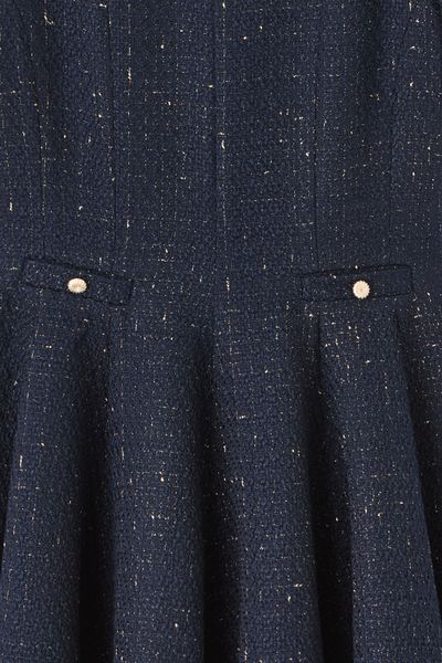 Robe patineuse en tweed