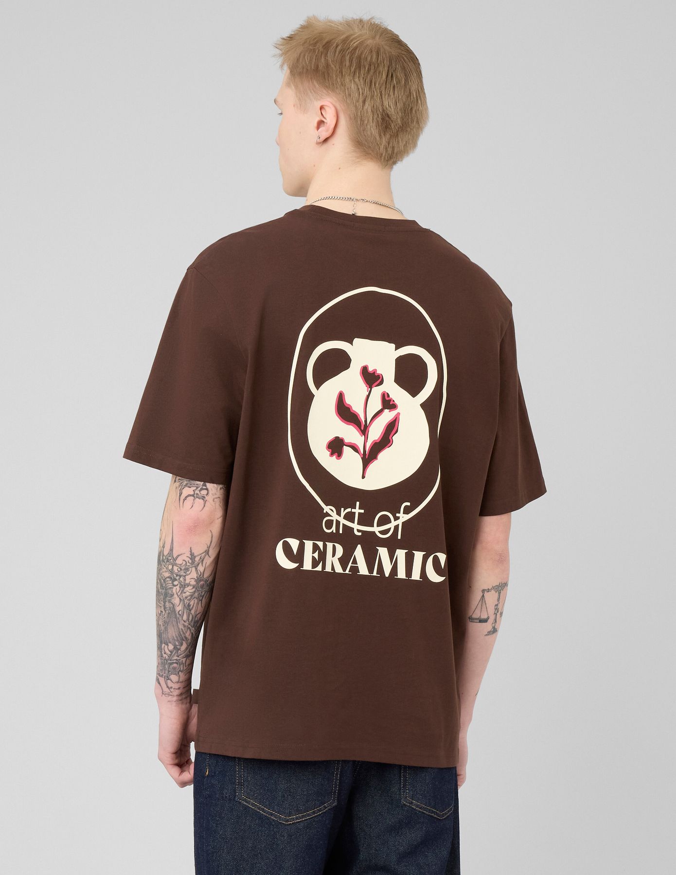 T-shirt imprim&eacute; devant/dos