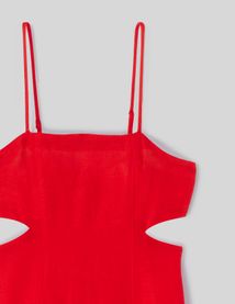 Robe longue en lin