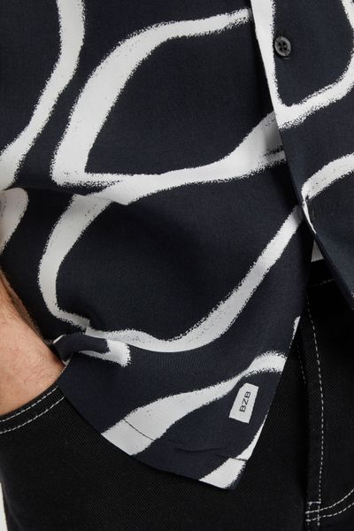 Chemisette imprim&eacute;e fluide