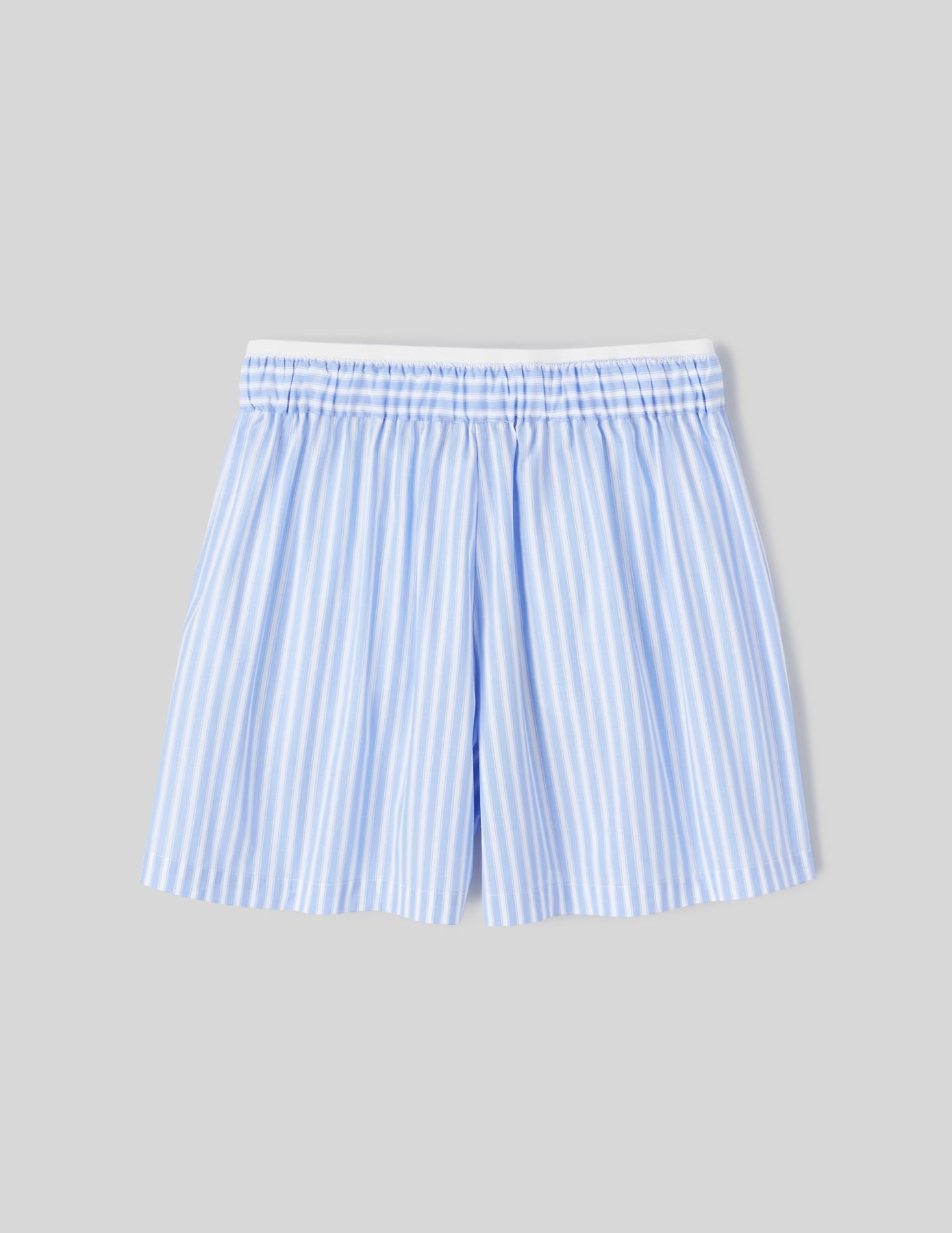 Short fluide caleçon rayé