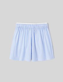 Short fluide caleçon rayé