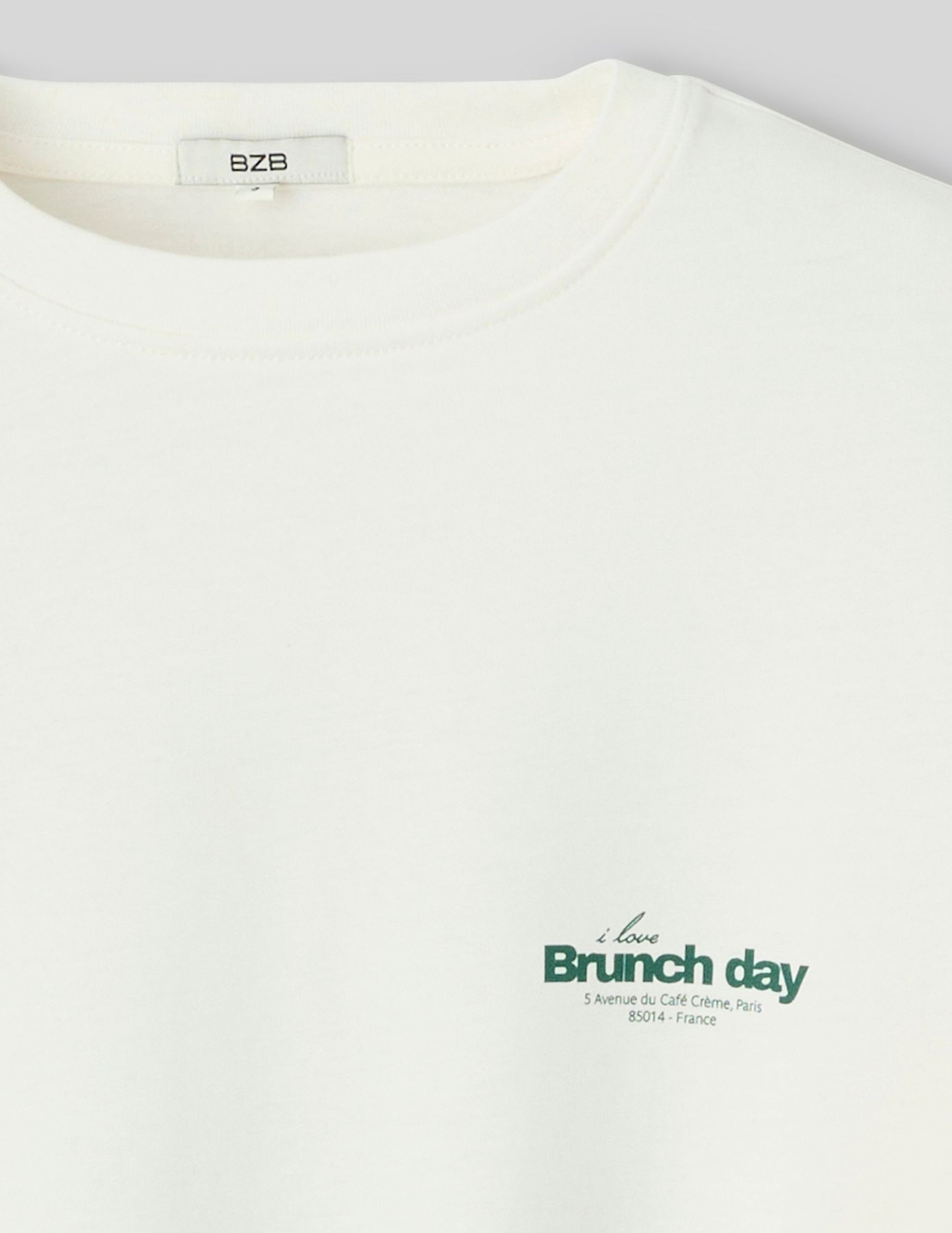 T-shirt imprim&eacute; manches courtes